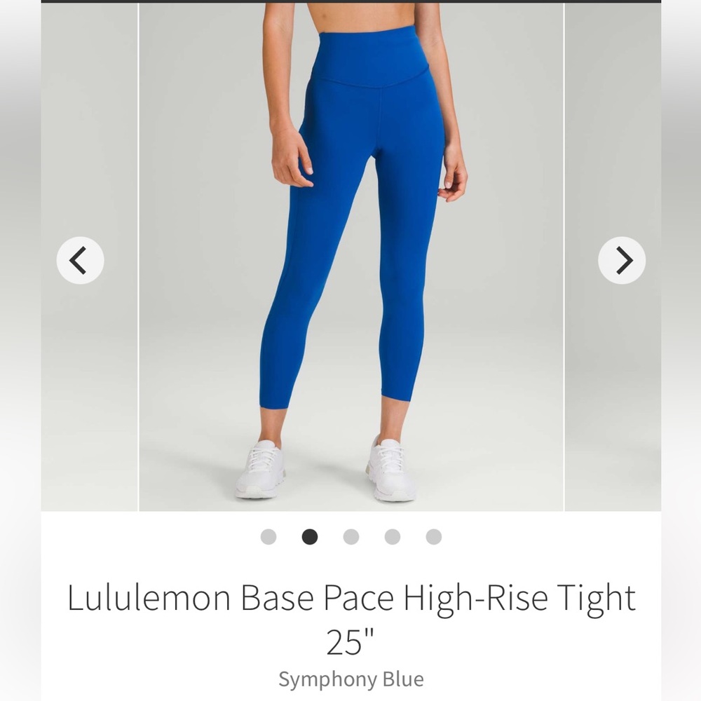 NWOT!! Lululemon Base Pace High-Rise Tight